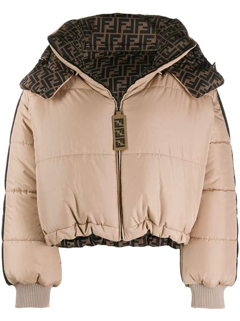 fendi puffer|fendi raglan puffer jacket.